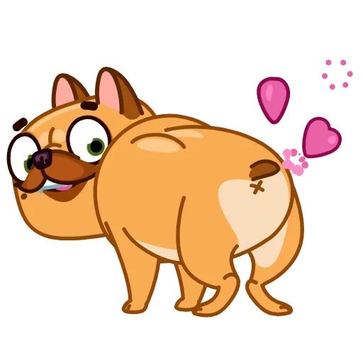 🥰 Стикер «Harry The Frenchie» для Telegram