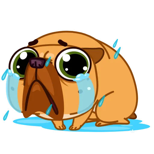 😭 Стикер «Harry The Frenchie» для Telegram