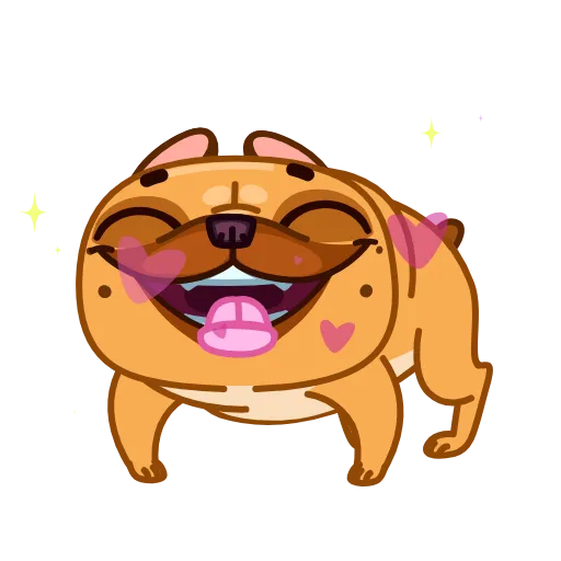 😘 Стикер «Harry The Frenchie» для Telegram