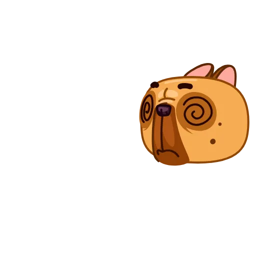 😵‍💫 Стикер «Harry The Frenchie» для Telegram