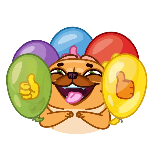 👍 Стикер «Harry The Frenchie» для Telegram