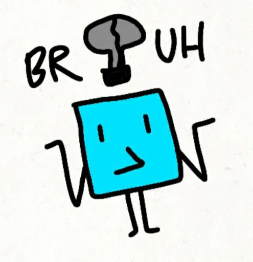 🤷‍♂️ Стикер «The Cube» для Telegram
