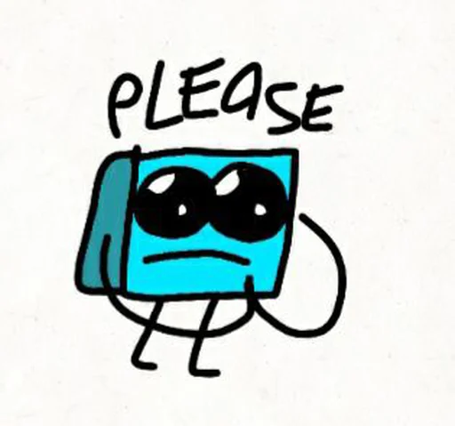 🥺 Стикер «The Cube» для Telegram