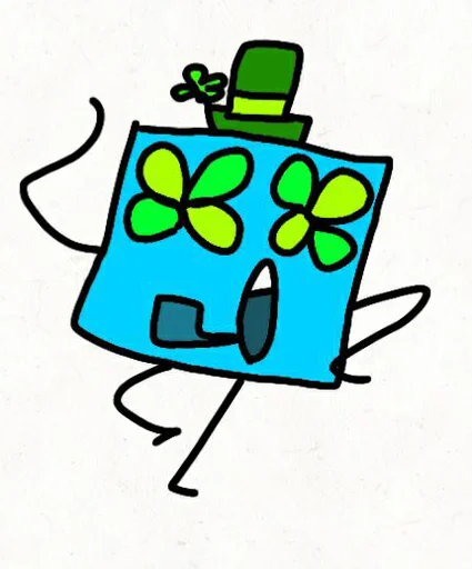 🍀 Стикер «The Cube» для Telegram