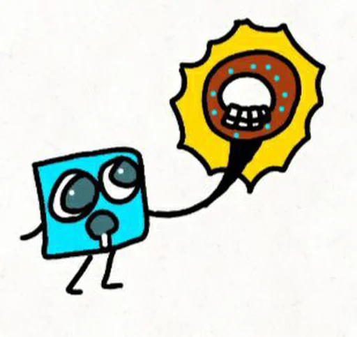 🍩 Стикер «The Cube» для Telegram