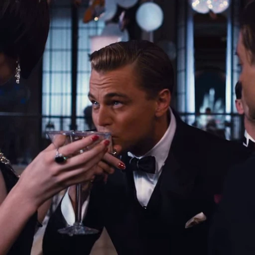 😘 Стикер «The Great Gatsby» для Telegram