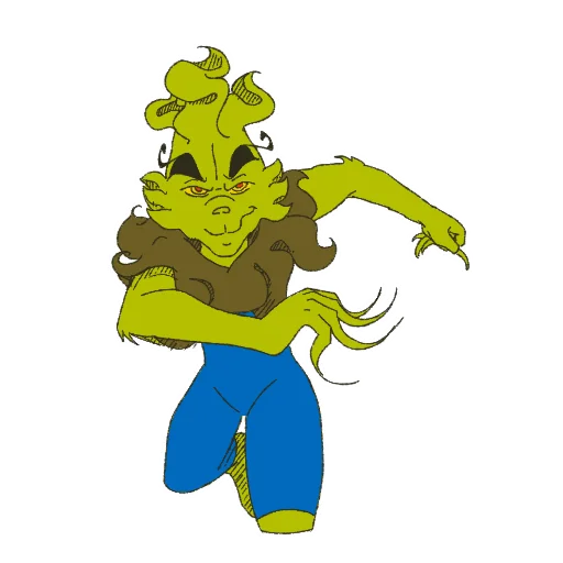 🏃 Стикер «The Grinch by» для Telegram