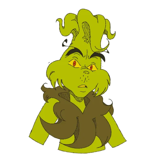 😱 Стикер «The Grinch by» для Telegram