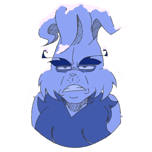 🥶 Стикер «The Grinch by» для Telegram