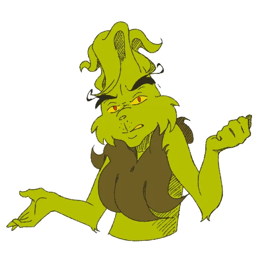 🤷‍♂️ Стикер «The Grinch by» для Telegram