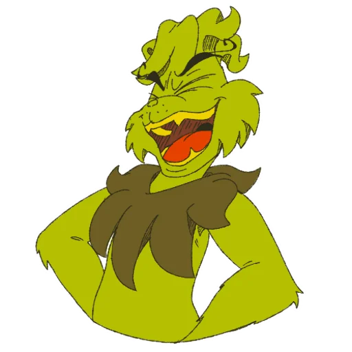 🤣 Стикер «The Grinch by» для Telegram