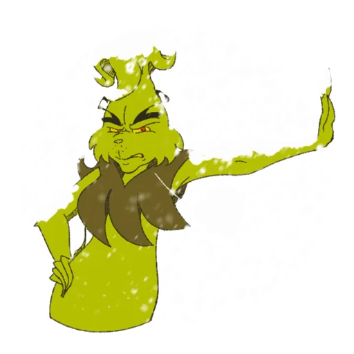 😡 Стикер «The Grinch by» для Telegram