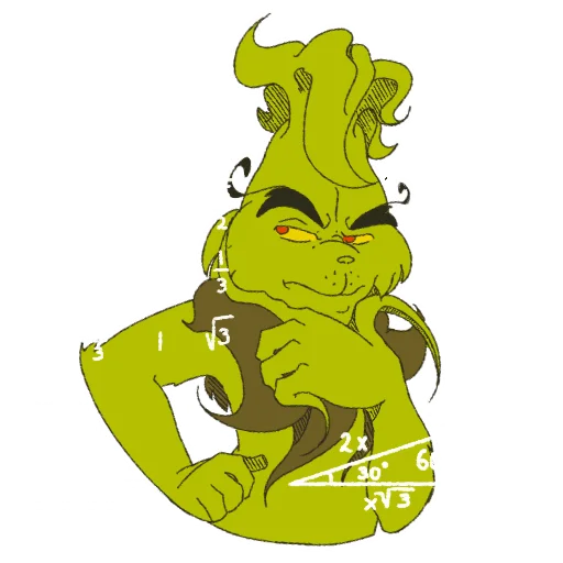 🤔 Стикер «The Grinch by» для Telegram