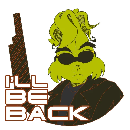 😎 Стикер «The Grinch by» для Telegram