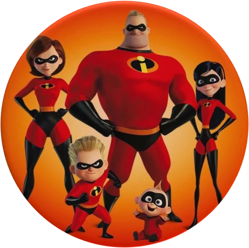 Стикерпак The Incredibles для Telegram — скачать