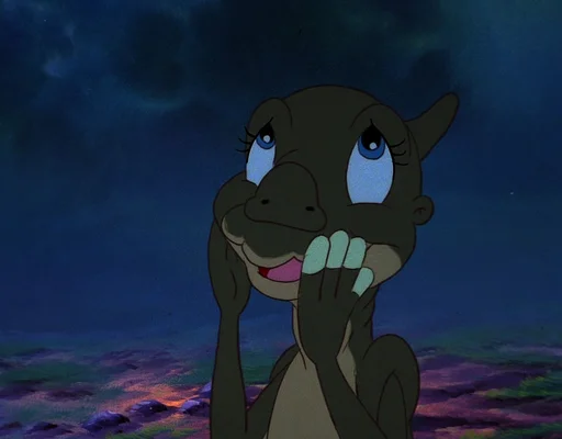 😇 Стикер «The Land Before Time» для Telegram