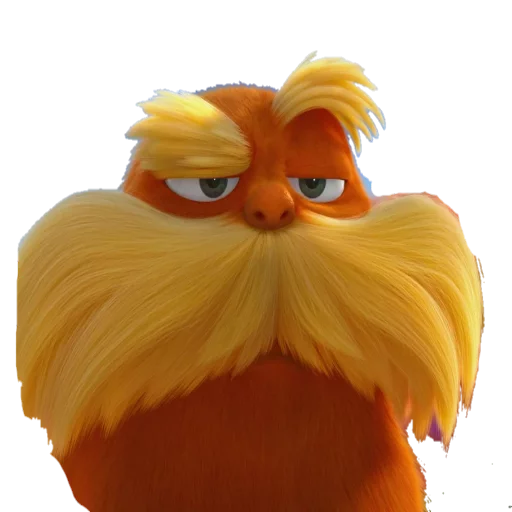 😠 Стикер «Dr Seuss - The Lorax» для Telegram