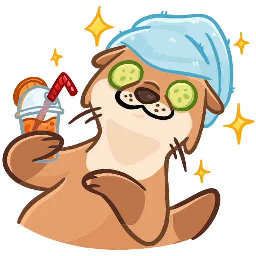 🏖️ Эмодзи «Семейка Отти» для Telegram