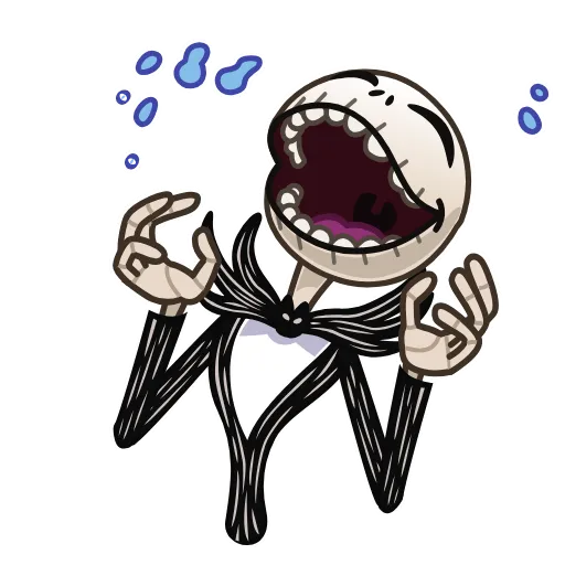 Стикерпак Jack Skellington для Telegram — скачать