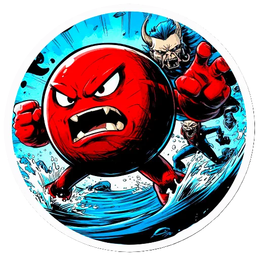 Стикерпак The red ball для Telegram — скачать