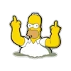 🖕 Эмодзи «🤗 The Simpsons - смайлики с Симпсонами 🍩» для Telegram