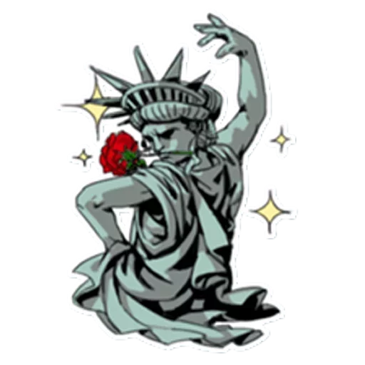 🗽 Стикер «The Statue» для Telegram