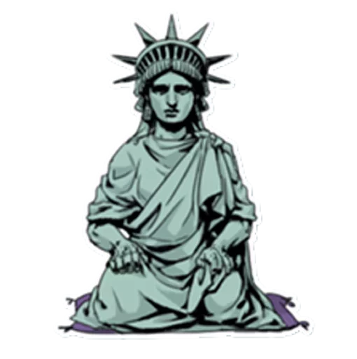 🗽 Стикер «The Statue» для Telegram