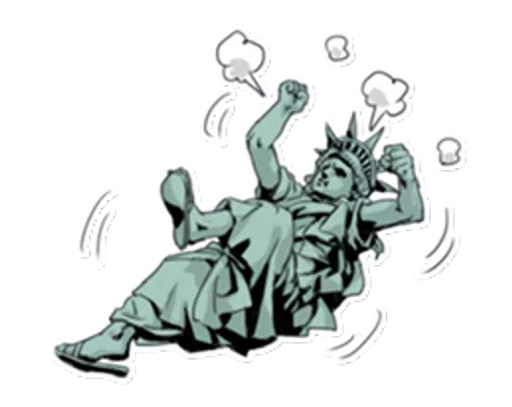 🗽 Стикер «The Statue» для Telegram