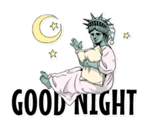 🗽 Стикер «The Statue» для Telegram