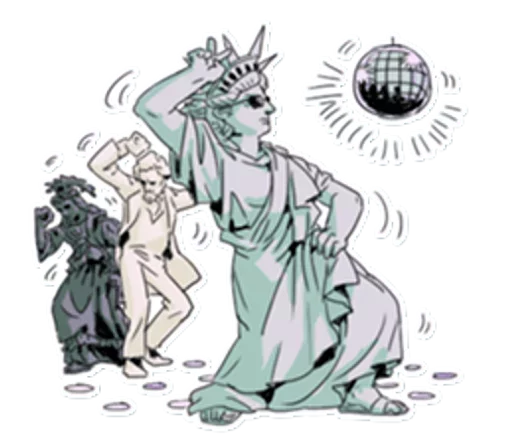 🗽 Стикер «The Statue» для Telegram