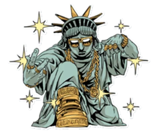 🗽 Стикер «The Statue» для Telegram