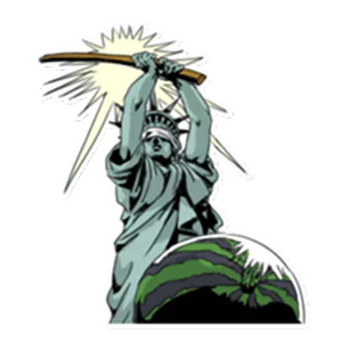 🗽 Стикер «The Statue» для Telegram