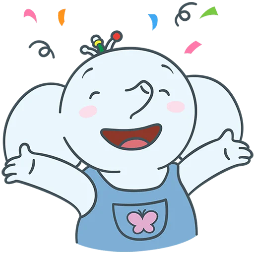 🥳 Стикер «ТимаТомное настроение Без Текста» для Telegram