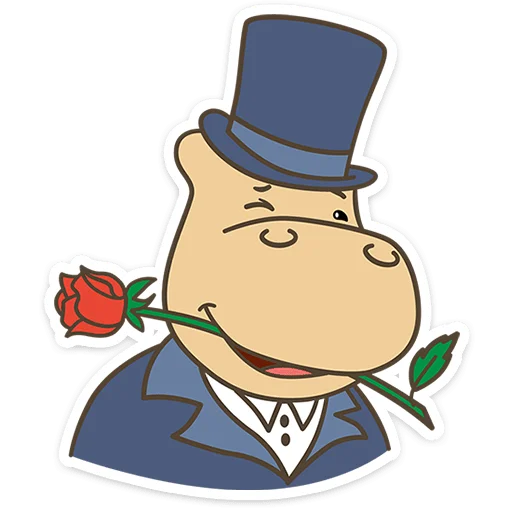 🌹 Стикер «ТимаТомное настроение» для Telegram