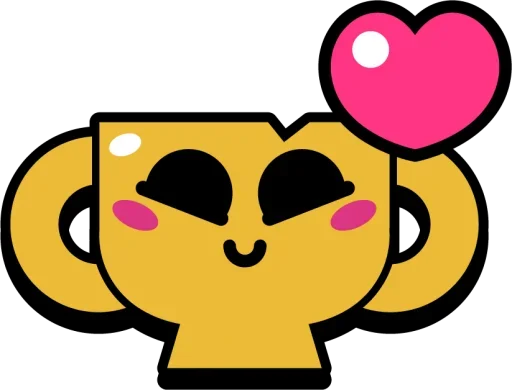 🥰 Стикер «Brawl Stars trophy» для Telegram