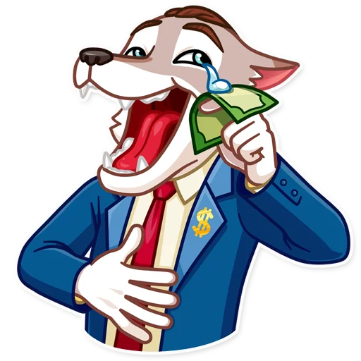 Стикерпак The Wolf of Wall Street для Telegram — скачать