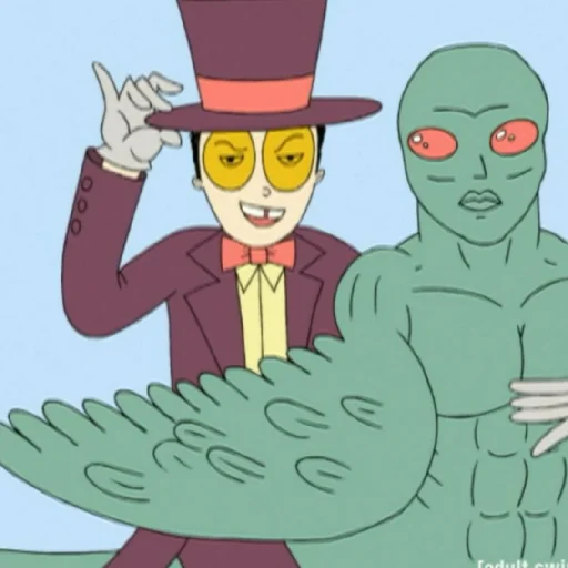 🌹 Стикер «THE WARDEN / Superjail / Супертюрьма» для Telegram