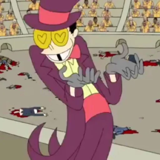 🌹 Стикер «THE WARDEN / Superjail / Супертюрьма» для Telegram