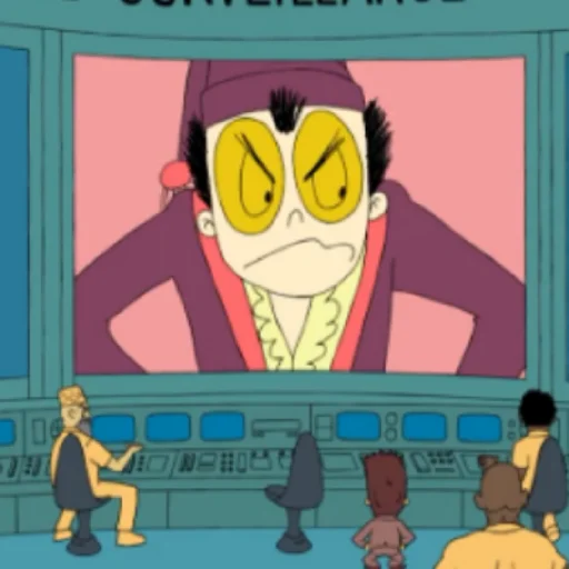 🌹 Стикер «THE WARDEN / Superjail / Супертюрьма» для Telegram