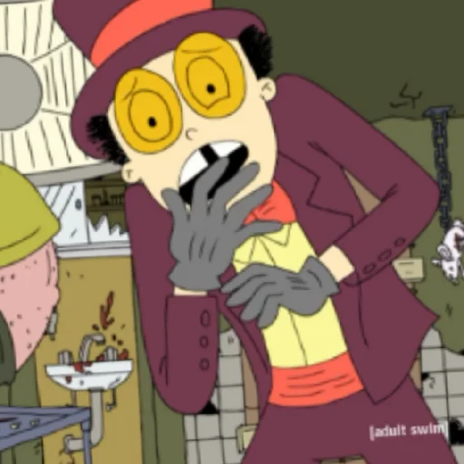 🌹 Стикер «THE WARDEN / Superjail / Супертюрьма» для Telegram