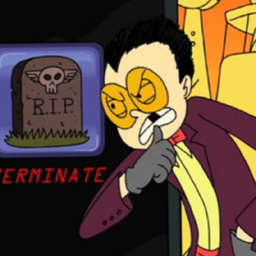 🌹 Стикер «THE WARDEN / Superjail / Супертюрьма» для Telegram