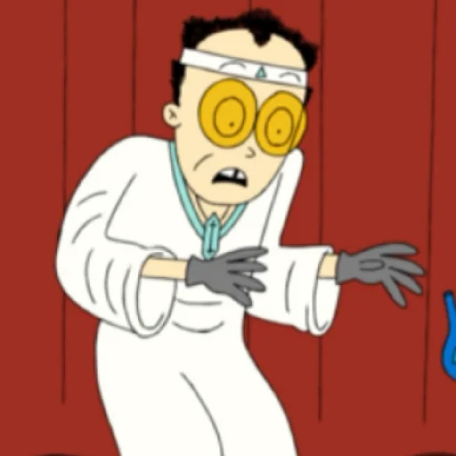 🌹 Стикер «THE WARDEN / Superjail / Супертюрьма» для Telegram
