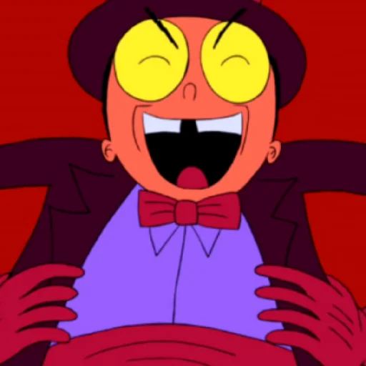 🌹 Стикер «THE WARDEN / Superjail / Супертюрьма» для Telegram