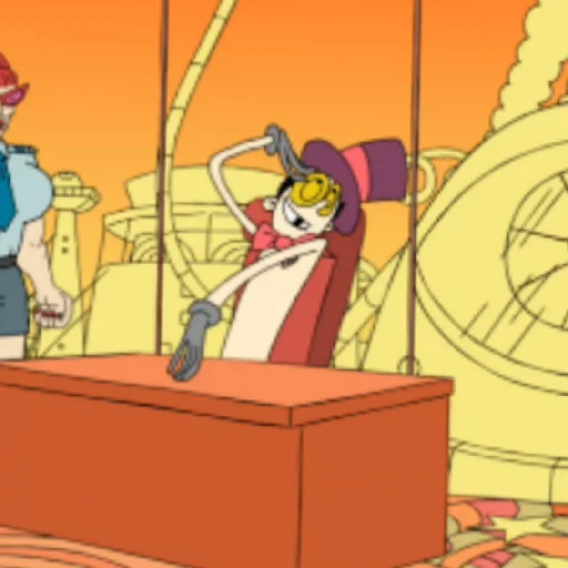 🌹 Стикер «THE WARDEN / Superjail / Супертюрьма» для Telegram