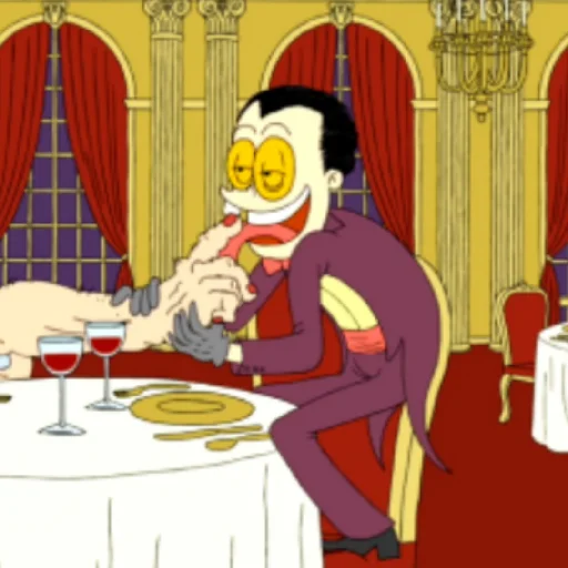🌹 Стикер «THE WARDEN / Superjail / Супертюрьма» для Telegram