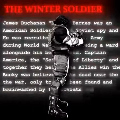 🥶 Стикер «Winter Soldier Bucky Barnes» для Telegram