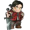 😁 Эмодзи «The Witcher 3 →» для Telegram