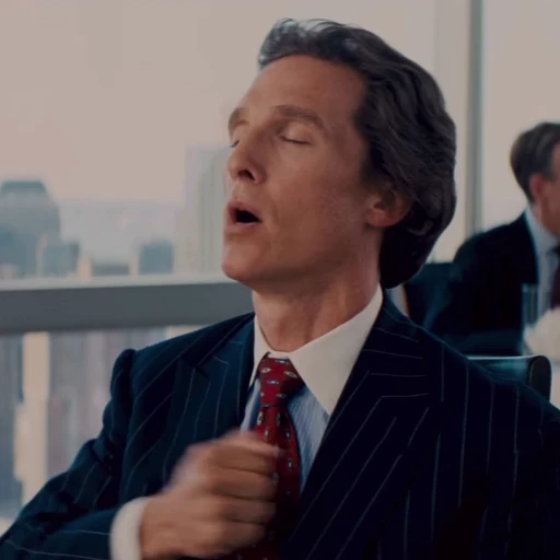 😑 Стикер «The Wolf of Wall Street» для Telegram