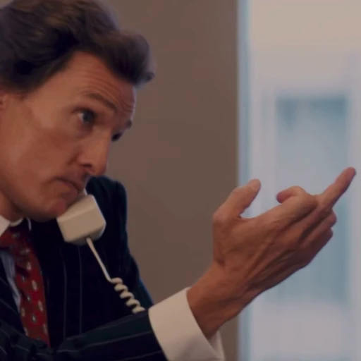 🖕 Стикер «The Wolf of Wall Street» для Telegram