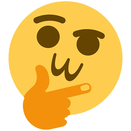 🤔 Стикер «🤔» для Telegram